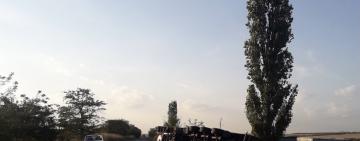 Возле Тарутино перевернулась фура 